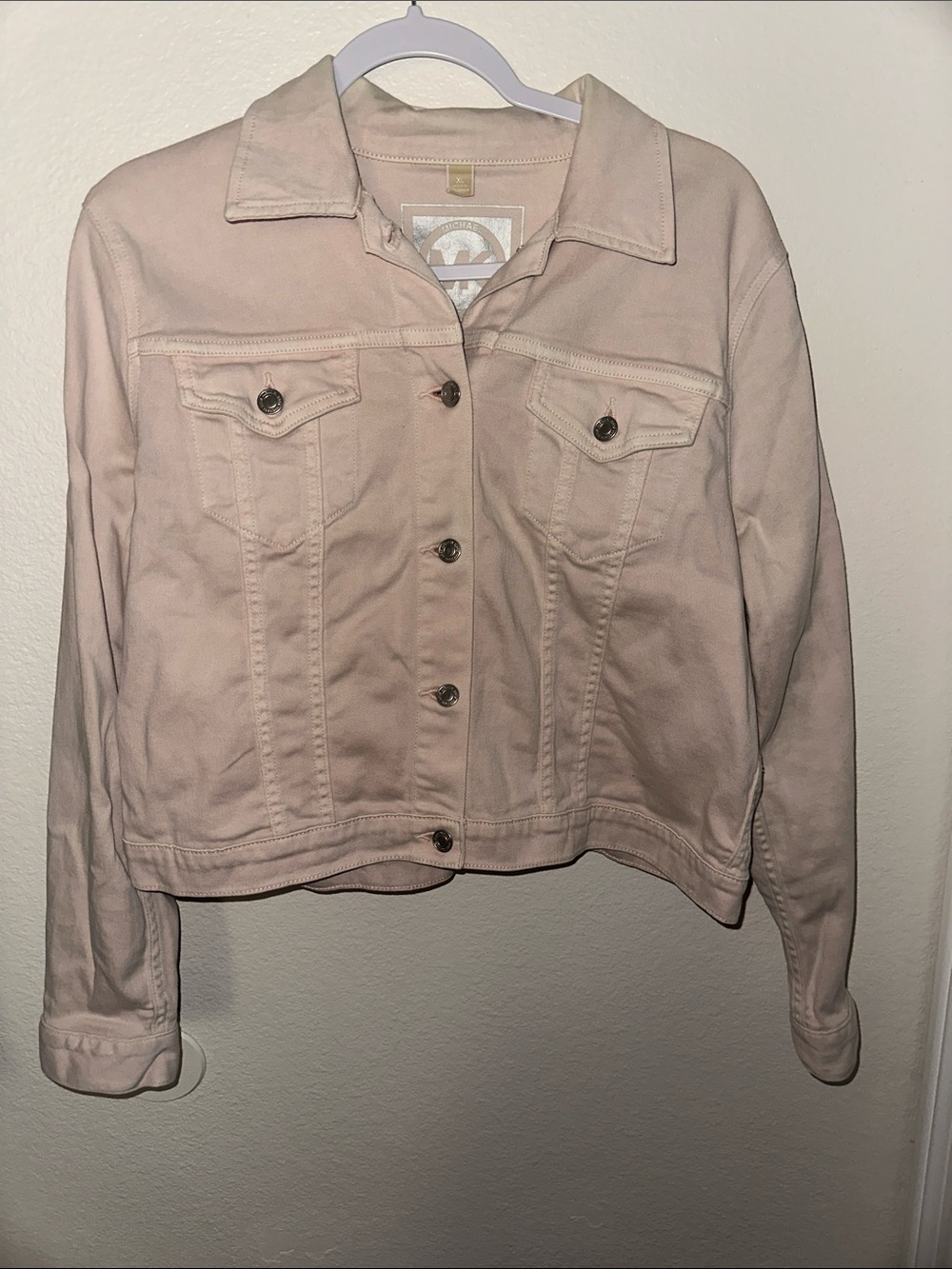 Michael Kors Light Pink Denim Jacket